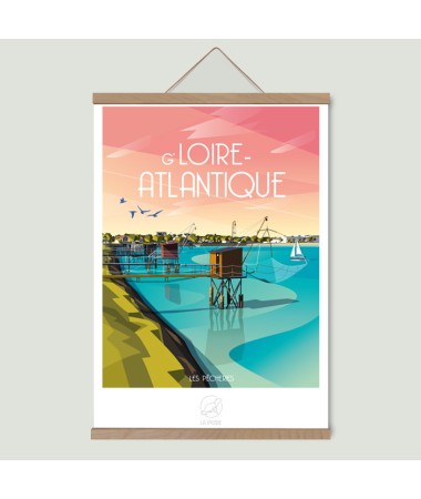 Affiche Loire-Atlantique vintage