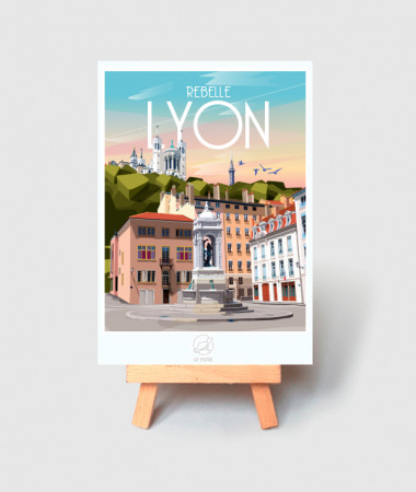 Carte Postale Lyon Rebelle