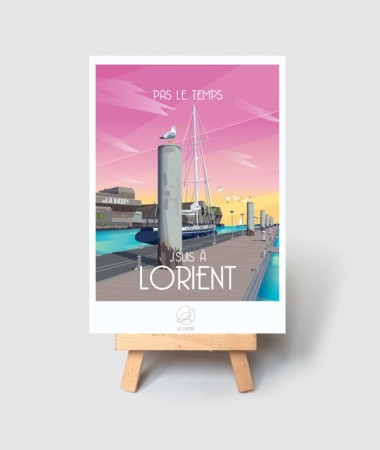 Carte Lorient vintage