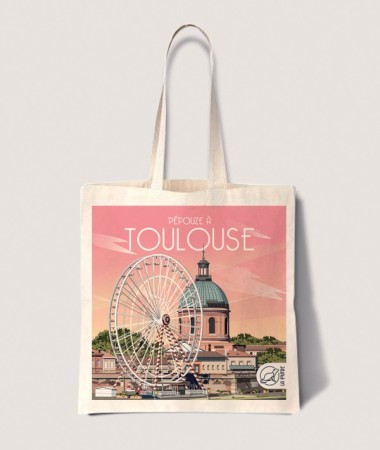 Tote Bag Toulouse vintage