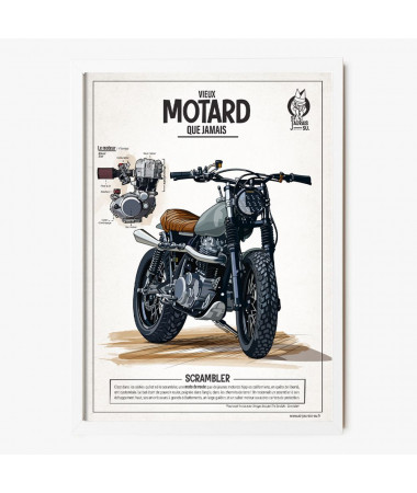 Poster - Motorycle Scrambler