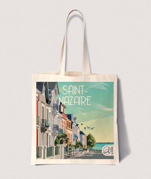 Tote Bag St-Nazaire - vintage decoration 