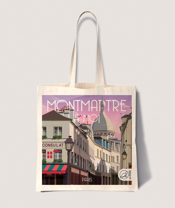 Tote Bag Montmartre - vintage decoration 