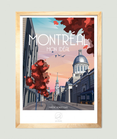 poster vintage montreal