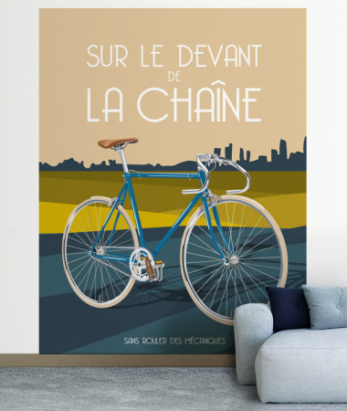 papier peint vélo