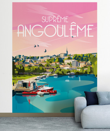 Angouleme wall mural