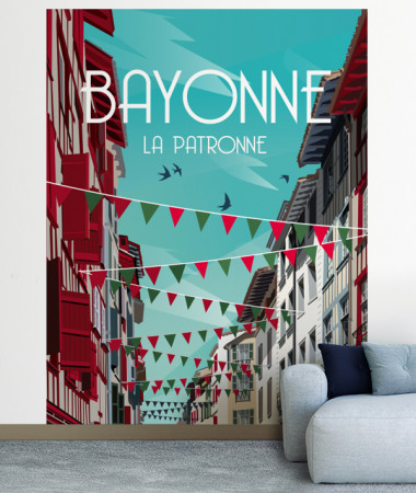 papier peint Bayonne