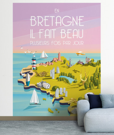 Brittany wall mural