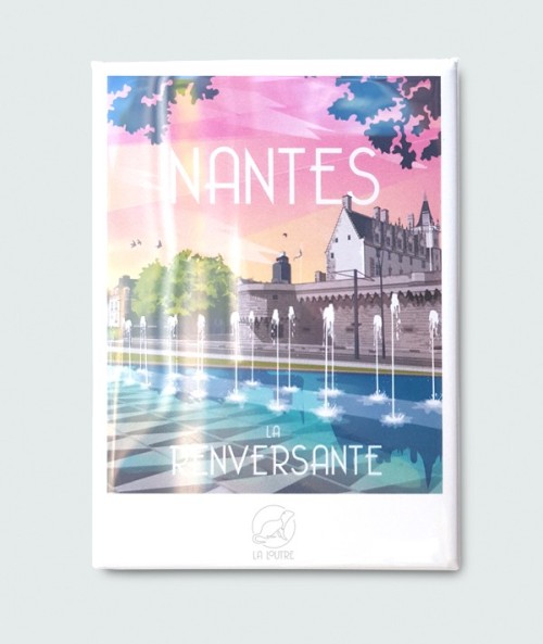 Magnet Nantes Renversantes - vintage decoration 