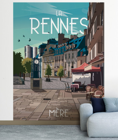 Rennes Town Wallpaper