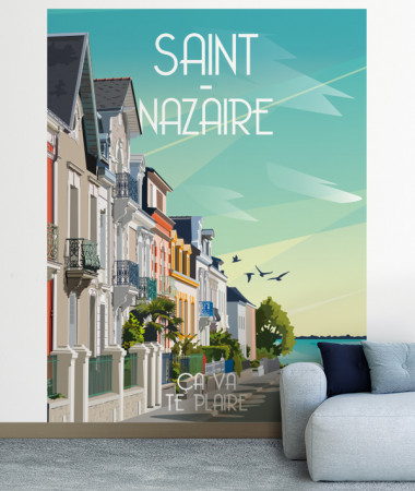 papier peint Saint-Nazaire