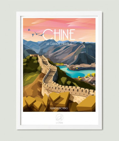 Great Wall of China poster