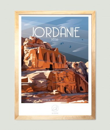 travelposter petra jordanie