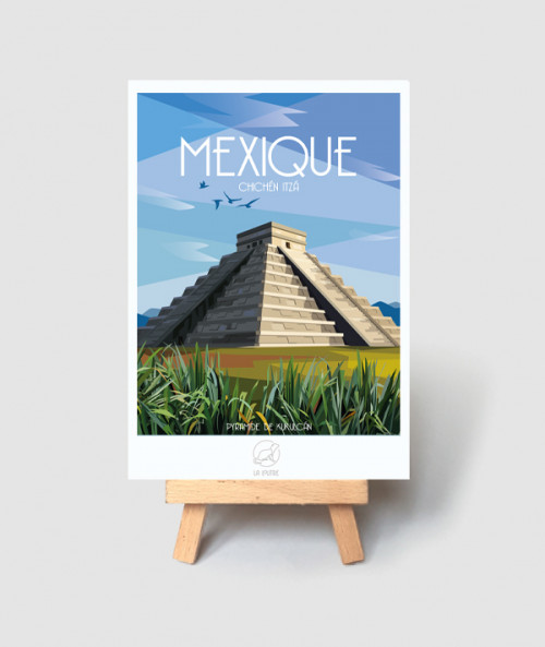 postcard Chichén Itzá Mexico