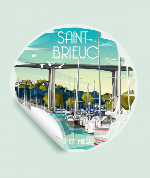 Autocollant Saint Brieuc
