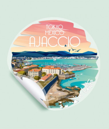 Ajaccio Sticker
