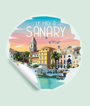 Sanary Sticker