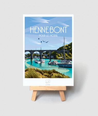 Hennebont Postcard