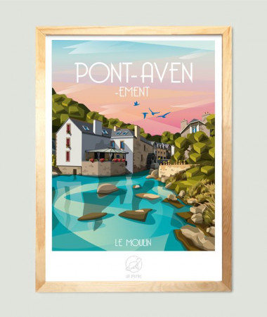 poster vintage pont aven