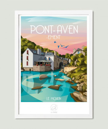 travelposter pont aven