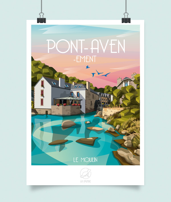 pont aven poster