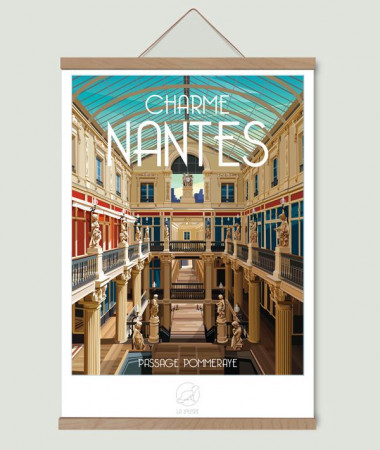 affiche du passage pommeraye à nantes