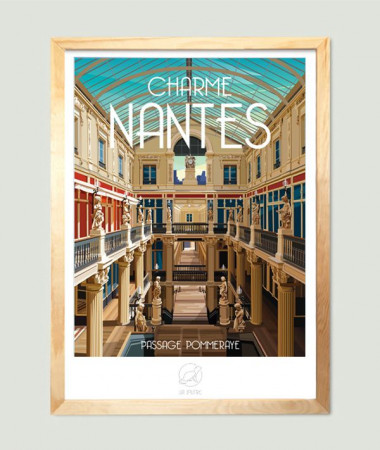 vintage poster nantes