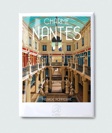 Nantes Pommeraye fridge magnet