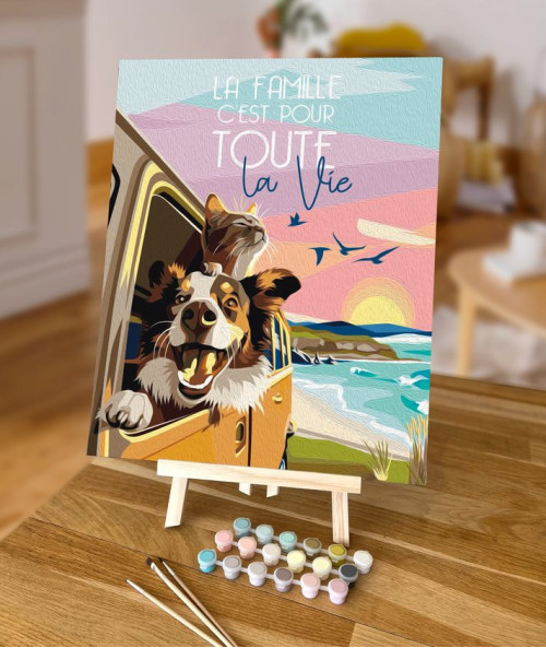 peinture par numéro la SPA