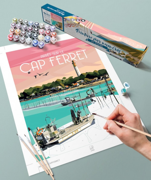 peinture par numéro cap ferret