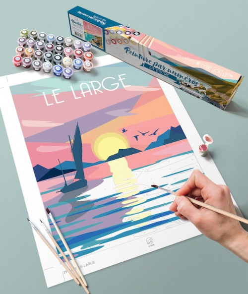 peinture par numéro le large