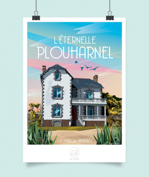 Affiche Plouharnel - Maison...