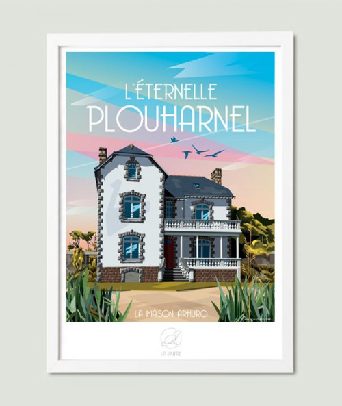 Affiche Plouharnel - Maison...