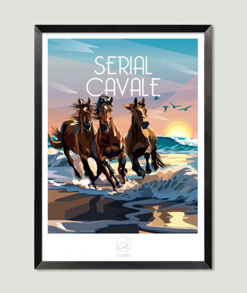 affiche chevaux