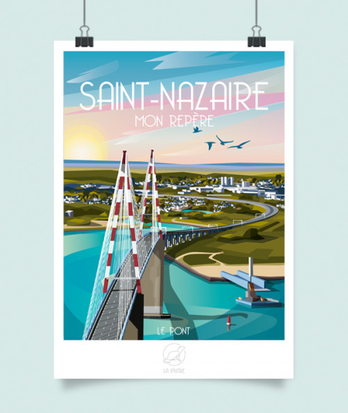 affiche pont saint nazaire