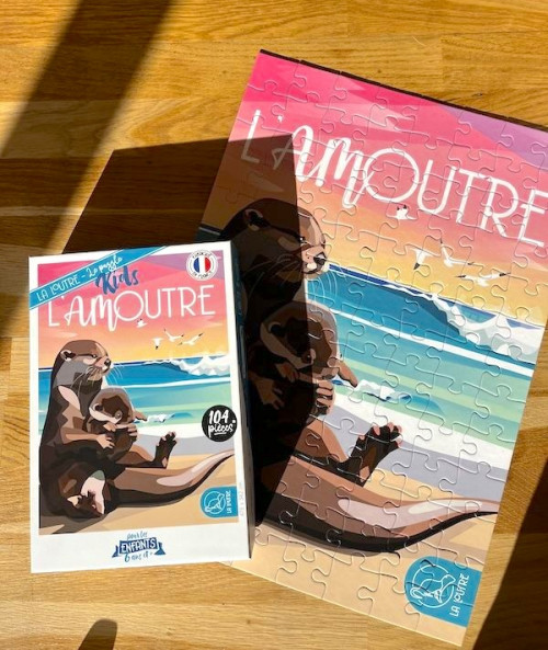 puzzle enfant 104 pièce la loutre