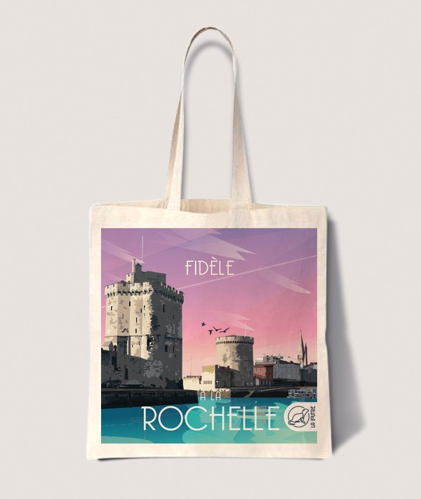 Tote Bag La Rochelle - vintage decoration 