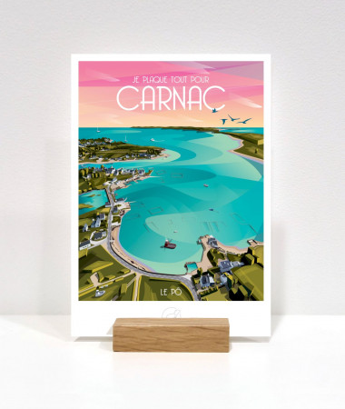 carte postale carnac