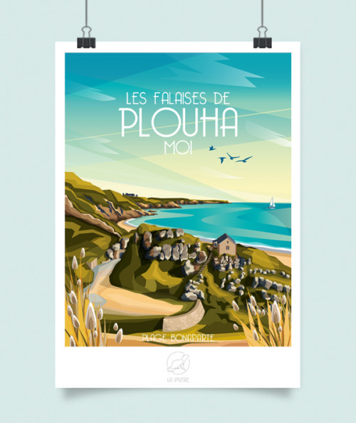 affiche vintage plouha