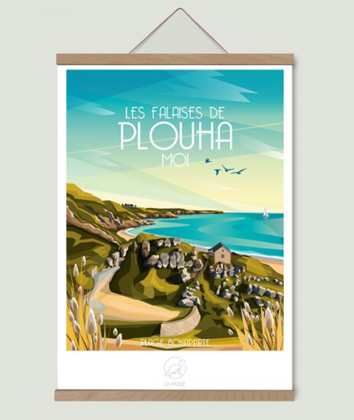 affiche vintage plouha