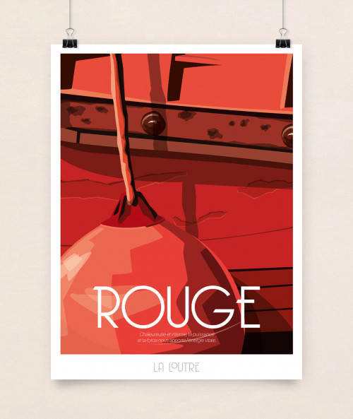 Affiche Nuances - Rouge
