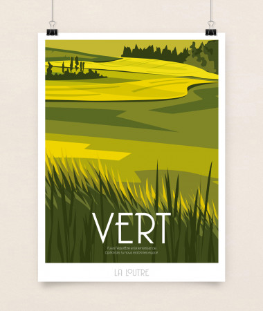 Affiche Nuances - Vert