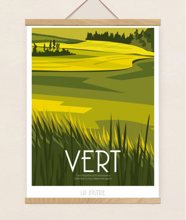 Affiche Nuances - Vert
