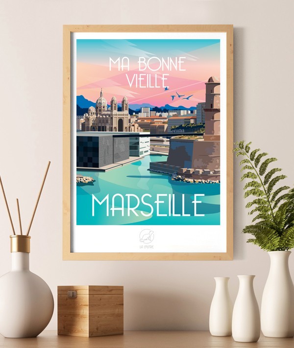 Affiche ville de Marseille