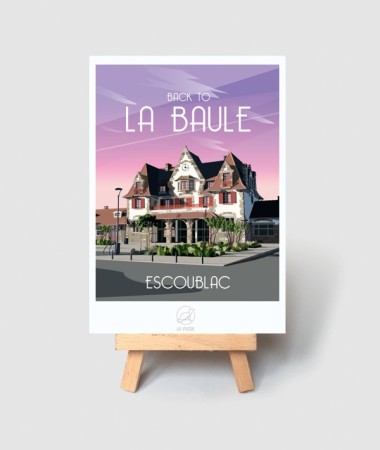 Carte La Baule - vintage decoration 
