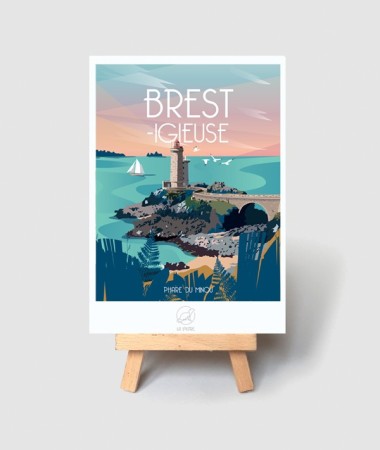 Carte Brest-igieuse - vintage decoration 