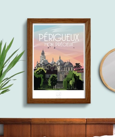 Affiche Perigueux - vintage decoration 