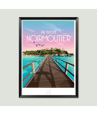 Affiche Noirmoutier vintage