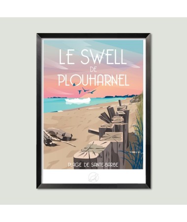 Affiche Plouharnel - vintage decoration 
